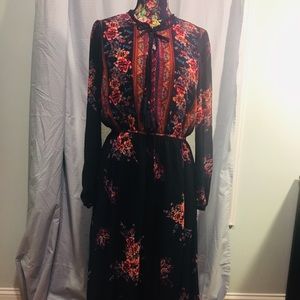 Xhilaration maxi dress size L.